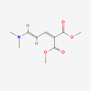 molecular formula C10H15NO4 B3037832 dimethyl 2-[(E)-3-(dimethylamino)prop-2-enylidene]propanedioate CAS No. 63478-08-0