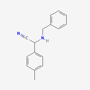 molecular formula C16H16N2 B3037884 2-(Benzylamino)-2-(p-tolyl)acetonitrile CAS No. 65551-45-3