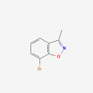 molecular formula C8H6BrNO B3037894 7-Bromo-3-methylbenzo[d]isoxazole CAS No. 66033-75-8