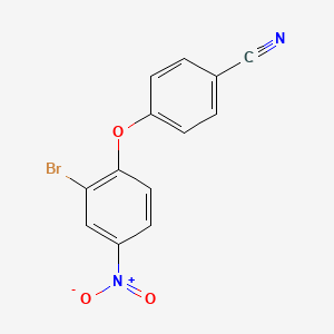 molecular formula C13H7BrN2O3 B3037913 4-(2-Bromo-4-nitrophenoxy)benzonitrile CAS No. 66658-87-5