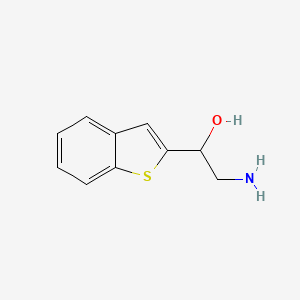 2-Amino-1-(1-benzothiophen-2-yl)ethan-1-ol