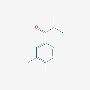 molecular formula C12H16O B3037992 1-(3,4-Dimethylphenyl)-2-methylpropan-1-one CAS No. 68884-85-5