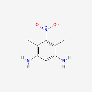 molecular formula C8H11N3O2 B3038035 4,6-Dimethyl-5-nitrobenzene-1,3-diamine CAS No. 70591-88-7
