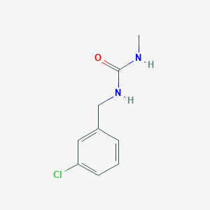 molecular formula C9H11ClN2O B3038053 1-[(3-Chlorophenyl)methyl]-3-methylurea CAS No. 71475-33-7
