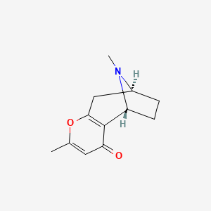 molecular formula C12H15NO2 B3038064 Isobellendine CAS No. 72362-45-9