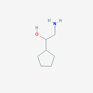 molecular formula C7H15NO B3038073 2-Amino-1-cyclopentylethanol CAS No. 72799-58-7