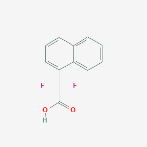molecular formula C12H8F2O2 B3038093 alpha,alpha-Difluoro-1-naphthaleneacetic acid CAS No. 73790-14-4