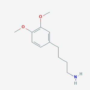 molecular formula C12H19NO2 B3038097 4-(3,4-dimethoxyphenyl)butan-1-amine CAS No. 74027-78-4