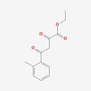 B3038099 Ethyl 4-(2-methylphenyl)-2,4-dioxobutanoate CAS No. 741286-44-2