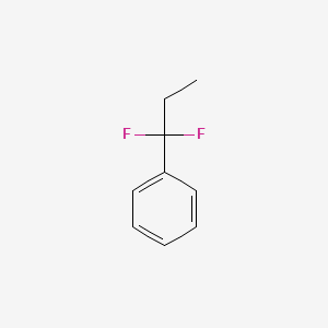molecular formula C9H10F2 B3038102 (1,1-Difluoropropyl)benzene CAS No. 74185-83-4