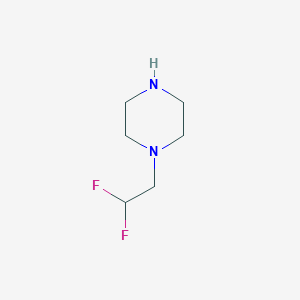 molecular formula C6H12F2N2 B3038142 1-(2,2-Difluoroethyl)piperazine CAS No. 767609-14-3