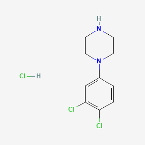 molecular formula C10H14Cl4N2 B3038143 1-(3,4-Dichlorophenyl)piperazine hydrochloride CAS No. 76835-17-1