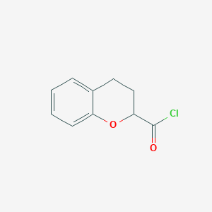molecular formula C10H9ClO2 B3038147 2-Chromanecarbonyl chloride CAS No. 77039-78-2