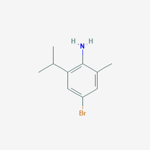 molecular formula C10H14BrN B3038156 4-Bromo-2-isopropyl-6-methylaniline CAS No. 773887-07-3