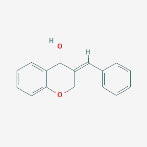 (3E)-3-benzylidene-4H-chromen-4-ol
