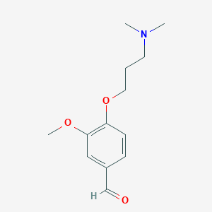 4-(3-Dimethylamino-propoxy)-3-methoxy-benzaldehyde