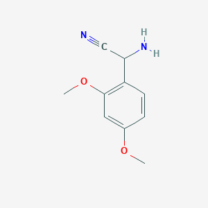 Amino(2,4-dimethoxyphenyl)acetonitrile