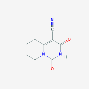 1,3-dioxo-2,3,5,6,7,8-hexahydro-1H-pyrido[1,2-c]pyrimidine-4-carbonitrile