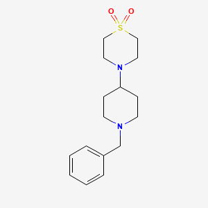 4-(1-Benzylpiperidin-4-yl)-1,4-thiazinane 1,1-dioxide