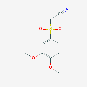 [(3,4-Dimethoxyphenyl)sulfonyl]acetonitrile