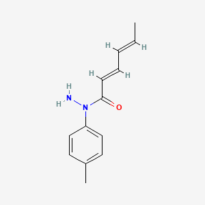 Sorbic acid, 1-p-tolylhydrazide
