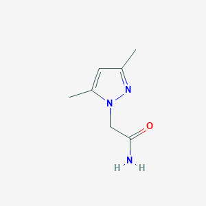molecular formula C7H11N3O B3038255 2-(3,5-dimethyl-1H-pyrazol-1-yl)acetamide CAS No. 83852-36-2