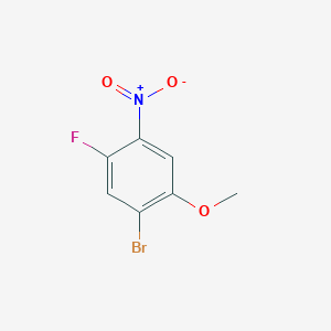 molecular formula C7H5BrFNO3 B3038269 2-Bromo-4-fluoro-5-nitroanisole CAS No. 84478-77-3