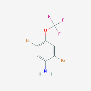 B3038270 2,5-Dibromo-4-(trifluoromethoxy)aniline CAS No. 84483-32-9