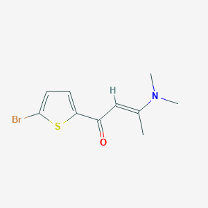 molecular formula C10H12BrNOS B3038384 1-(5-Bromothiophen-2-yl)-3-(dimethylamino)but-2-en-1-one CAS No. 860788-51-8