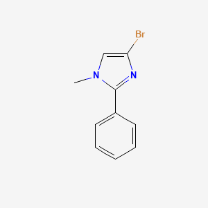 molecular formula C10H9BrN2 B3038393 4-Bromo-1-methyl-2-phenyl-1H-imidazole CAS No. 86119-59-7