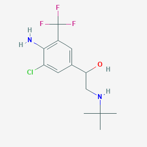 molecular formula C13H18ClF3N2O B030384 Mabuterol CAS No. 56341-08-3