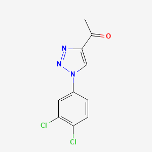 1-[1-(3,4-dichlorophenyl)-1H-1,2,3-triazol-4-yl]-1-ethanone