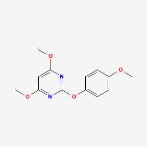 4,6-Dimethoxy-2-(4-methoxyphenoxy)pyrimidine