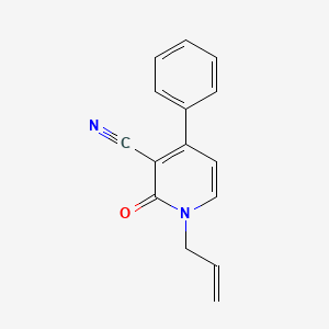 2-Oxo-4-phenyl-1-prop-2-enylpyridine-3-carbonitrile