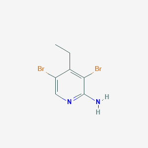 3,5-Dibromo-4-ethylpyridin-2-amine