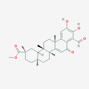 molecular formula C30H38O6 B3038604 Zeylasteral CAS No. 87064-16-2