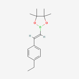 molecular formula C16H23BO2 B3038606 (E)-2-(4-Ethylstyryl)-4,4,5,5-tetramethyl-1,3,2-dioxaborolane CAS No. 870717-91-2