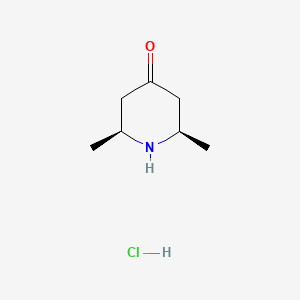 molecular formula C7H14ClNO B3038638 cis-2,6-Dimethylpiperidin-4-one hydrochloride CAS No. 879007-42-8