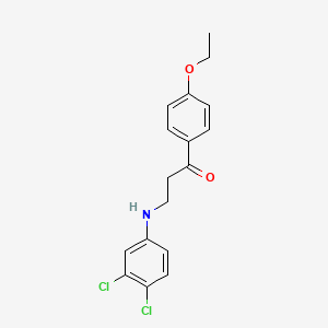 3-(3,4-Dichloroanilino)-1-(4-ethoxyphenyl)-1-propanone