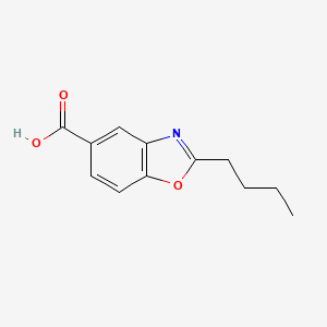 molecular formula C12H13NO3 B3038679 2-丁基-1,3-苯并恶唑-5-甲酸 CAS No. 885949-50-8