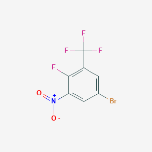 molecular formula C7H2BrF4NO2 B3038720 5-Bromo-2-fluoro-3-nitrobenzotrifluoride CAS No. 889459-12-5