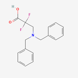 molecular formula C17H17F2NO2 B3038729 3-(Dibenzylamino)-2,2-difluoropropanoic acid CAS No. 890146-60-8