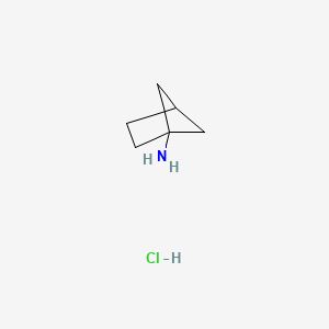 molecular formula C6H12ClN B3038752 Bicyclo[2.1.1]hexan-1-amine hydrochloride CAS No. 89676-79-9
