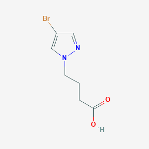 molecular formula C7H9BrN2O2 B3038754 4-(4-bromo-1H-pyrazol-1-yl)butanoic acid CAS No. 898054-60-9