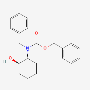 molecular formula C21H25NO3 B3038814 benzyl benzyl((1R,2R)-2-hydroxycyclohexyl)carbamate CAS No. 906802-32-2