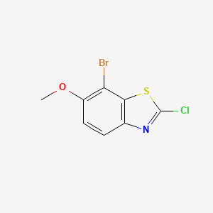 molecular formula C8H5BrClNOS B3038822 7-Bromo-2-chloro-6-methoxybenzo[d]thiazole CAS No. 911056-05-8