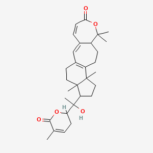 molecular formula C30H40O5 B3038862 Schisanlactone C CAS No. 92051-27-9