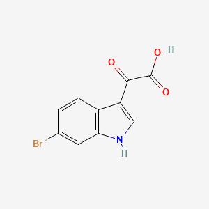 molecular formula C10H6BrNO3 B3038897 2-(6-bromo-1H-indol-3-yl)-2-oxoacetic acid CAS No. 927676-51-5