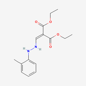 molecular formula C15H20N2O4 B3038925 Diethyl {[2-(2-methylphenyl)hydrazinyl]methylidene}propanedioate CAS No. 933242-59-2