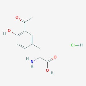 Tyrosine, 3-acetyl-, hydrochloride